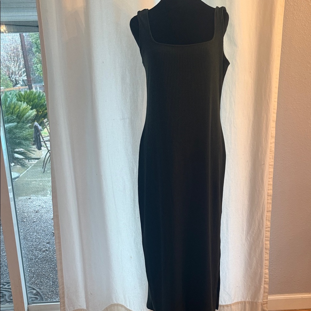 Bar III hunter green Midi Dress